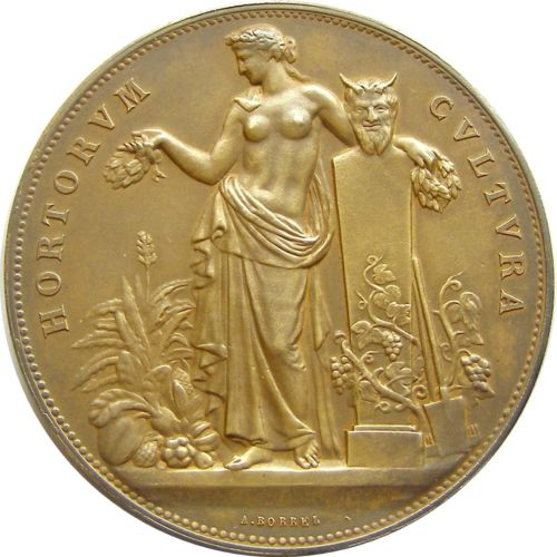 1904 Society for Horticulture of France silver medal for A Cauchois mushrooms