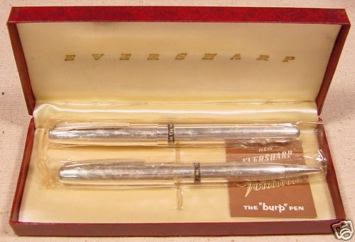 Eversharp Sterling Ventura Pen & Pencil Set - New Old Stock - Vintage 1955