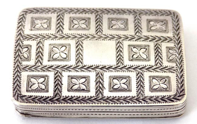 Georgian Sterling Silver Vinaigrette from 1810