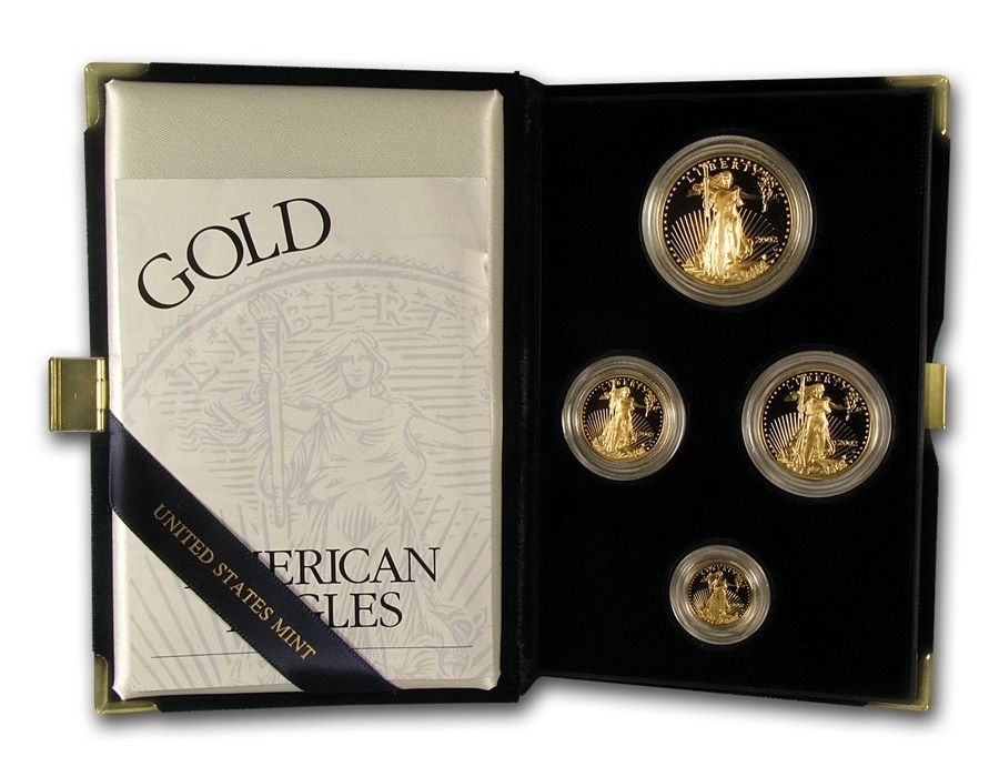 2002 American Gold Eagle Proof Set with Original Box