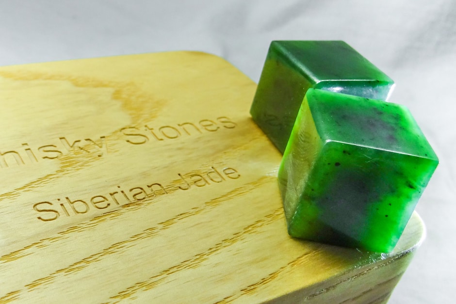 Siberian Nephrite Jade Whiskey Stones