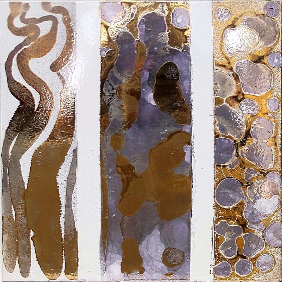 Edward Winter Mid-Century Modern Enamel Panel