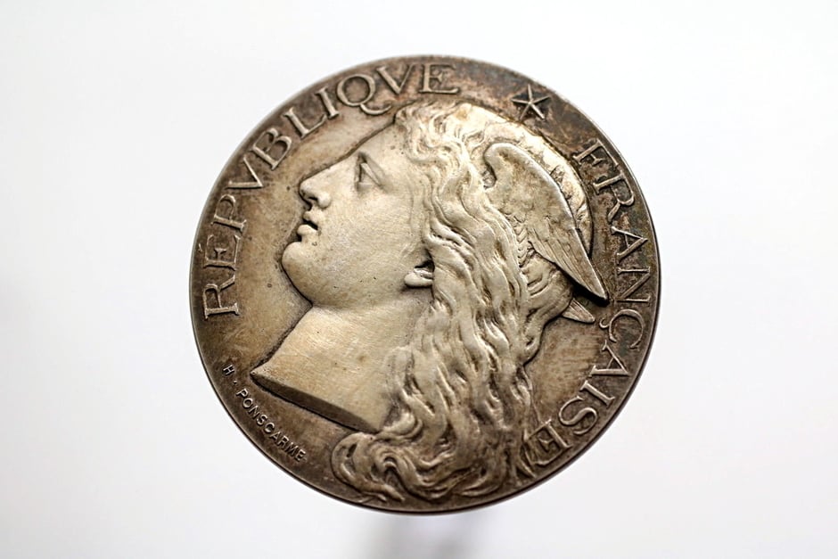 1890 French Agricultural Medal by Hubert Ponscarme